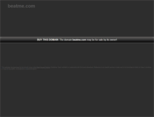 Tablet Screenshot of beatme.com